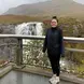 Photo taken in front of a waterfall while on a trip through the Scottish Highlands 