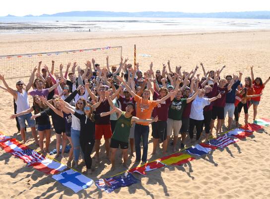 Swansea University International Visiting & Exchange Students Farewell Beach Party