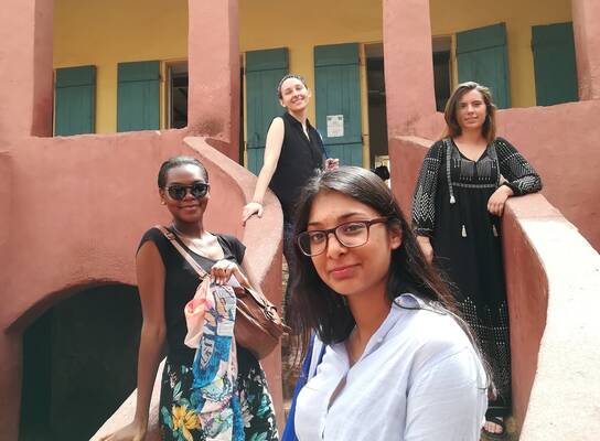 Explore Goree Island off the coast of Dakar with your cohort.
