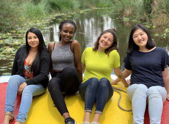 Cruising through the floating channels of Xochimilco 