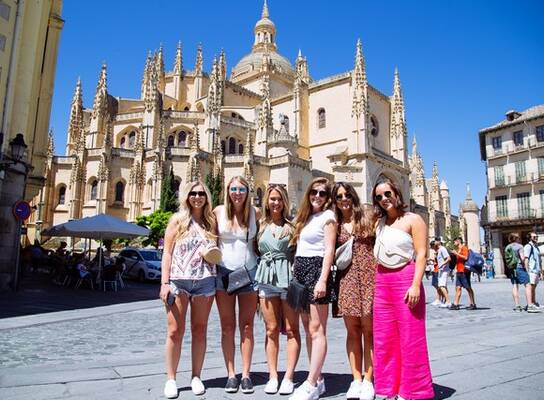 University of Oklahoma students in our excursion to Segovia 