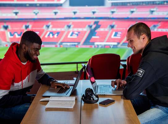 UCFB Wembley with Wembley Stadium at it's heart