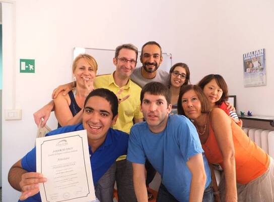 Course completed. Happy faces