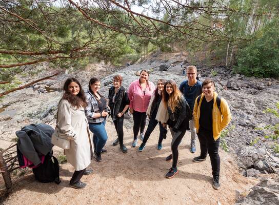 Students from different countries learn Russian during gap year 