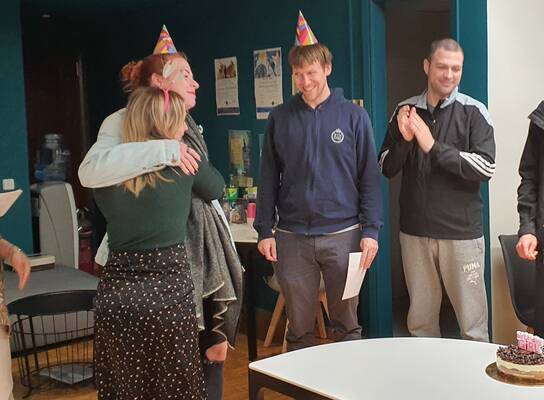 Celebration of our team member`s birthday!