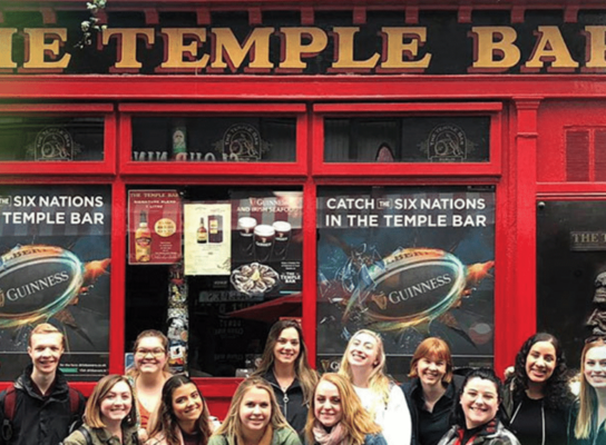 The Intern Group interns on program in Dublin, Ireland.