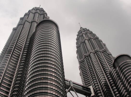 Photo of tall Malaysian building