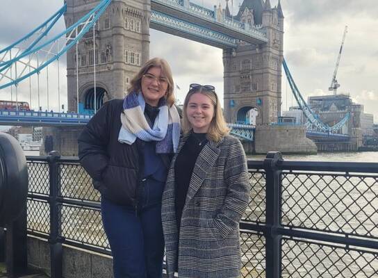 AIFS Abroad participants in London, England