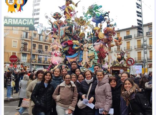 Our students visiting Fallas