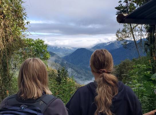 TCS Students Overlook Tanayapa Valley