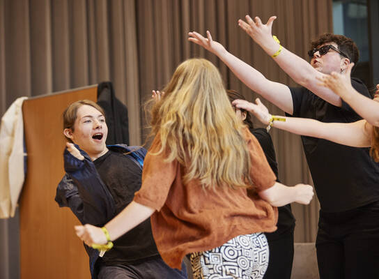 Participants acting in a group 