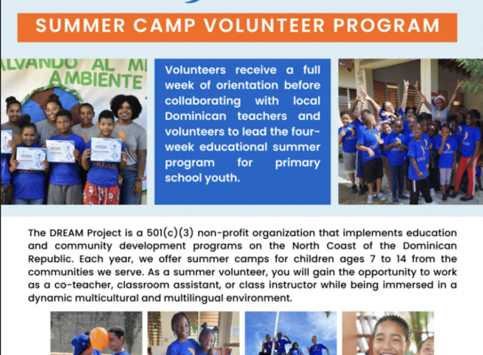 Summer Camp 2026 Flyer