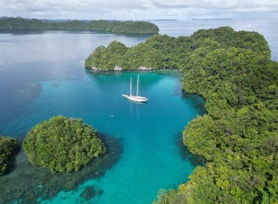 Arriving in Palau