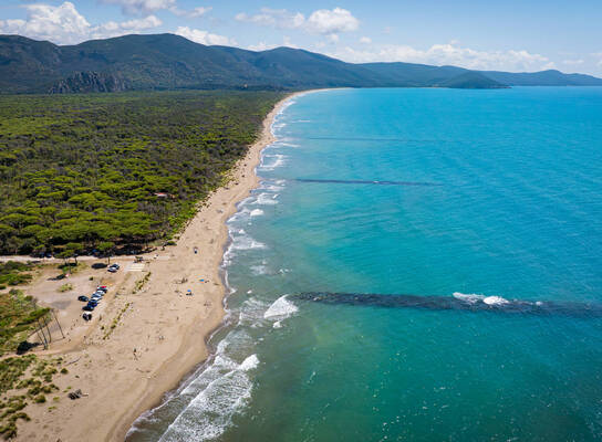 Maremma coastline, Italy