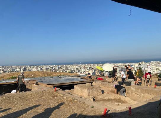 Toumba dig site Thessaloniki, Greece