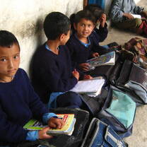 A local village school where children love to see you. 