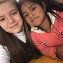 With the kids