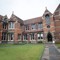 historic brick building in England