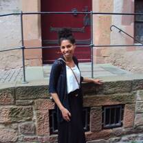 Posing in front of Marbugerschloss 