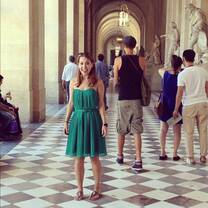 girl in green dress