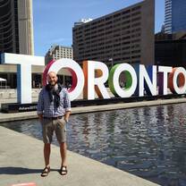 Visiting Toronto while at summer camp in Canada