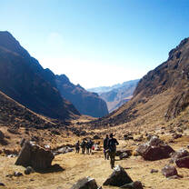 Mountain hiking