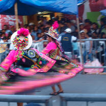 Bolivian dancers