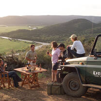 Sundowners on Kariega Game Reserve 