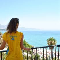 Looking out on the ocean in Spain