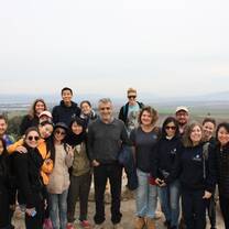 A tour of Megiddo with Prof Israel Finkelstein
