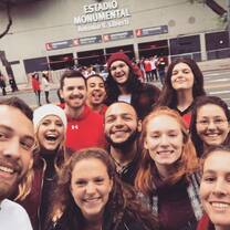 Interns enjoy social activities together in Buenos Aires