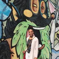 Explore the street art on display as you walk through the city