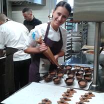 girl cooking while participating in CICD's internship program in France