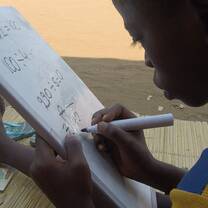 Learning math outside in the sun