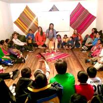 kids in circle 