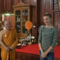 Meditating with a Monk
