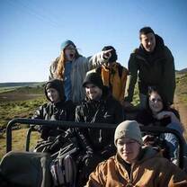Group of people in the car