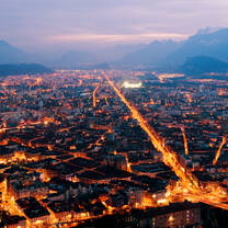 Grenoble at night