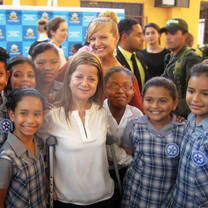 With Elsa Noguera, Mayor of Barranquilla, Colombia 2014