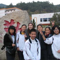 students having fun in English Corner