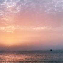 Paroikia sunset view from school!