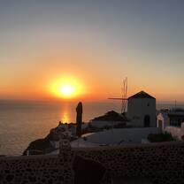 Sunset in Oia 
