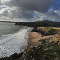 Welsh Coastline (Pennard Cliffs)