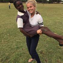 Lydia, one of the girls of the Girl Impact class.