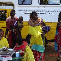clinical truck wth patients
