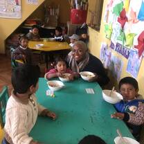 Lunch with the kids