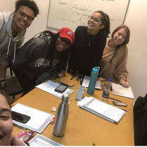 We took this photo on June 7th with Profe Rosario at the end of class. 