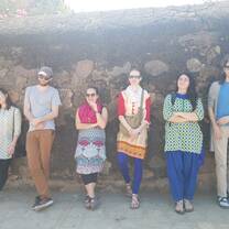 Varanasi, group, india, uw in india, university of wisconsin