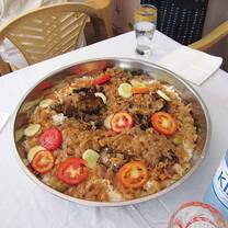Traditional meal on a table. 
