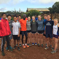 Hanging with Wilson Kipsang